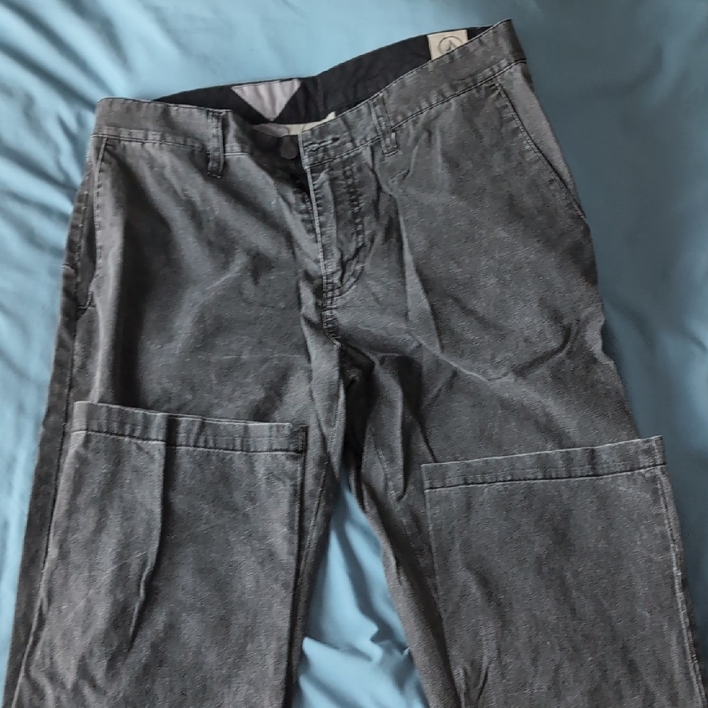 Volcom Mens Grey Pants 32x32